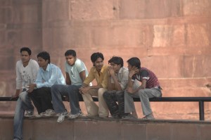 At the Red Fort, Delhi, Andy Craggs 2009